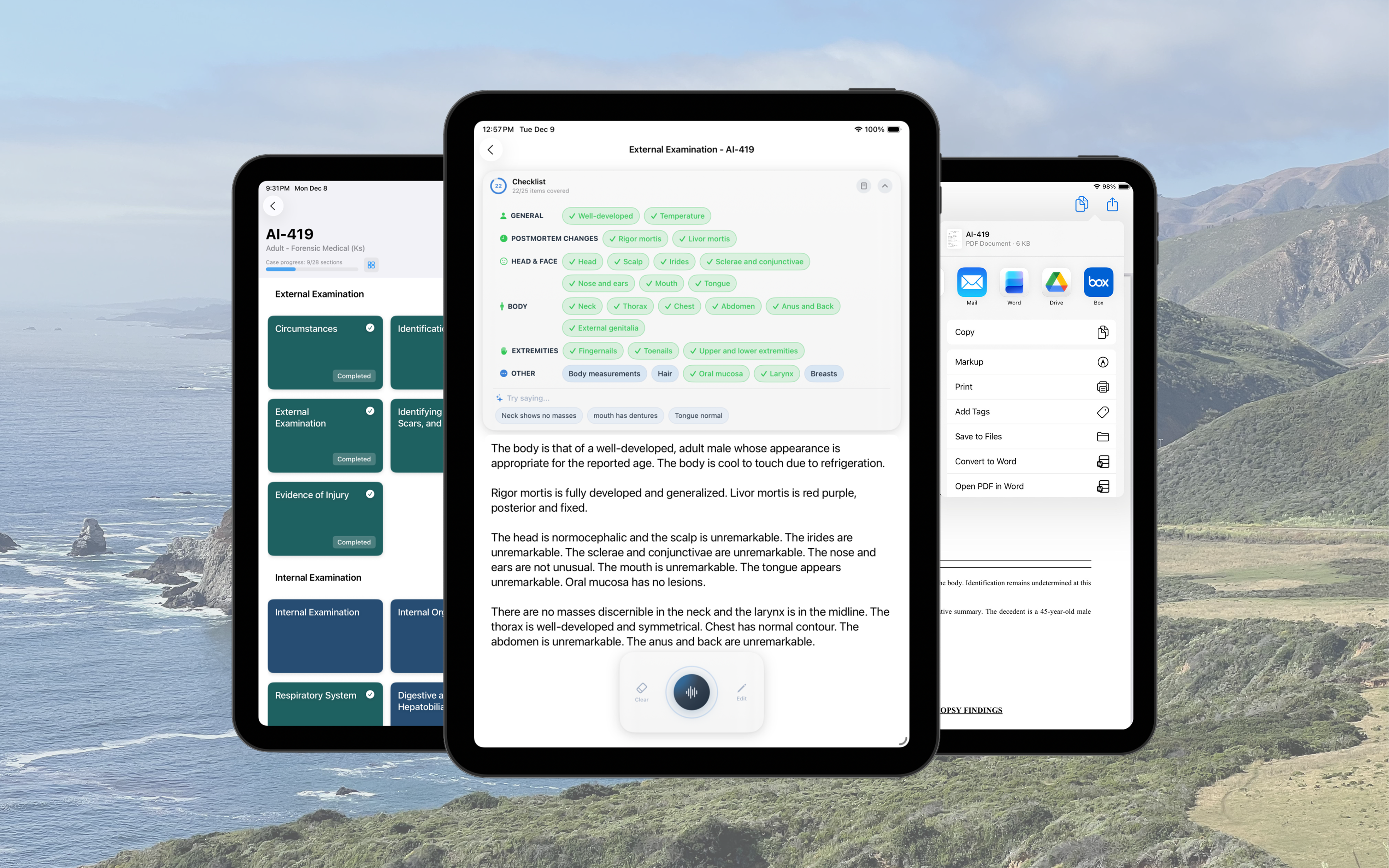 Locarda new capabilities for death investigation documentation